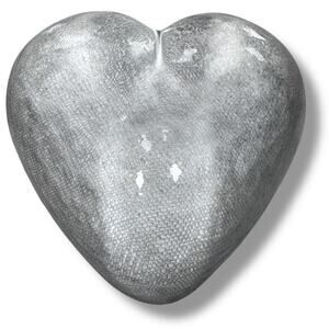 Simon Pearce Highgate Heart Shaped Glass Paperweight Medium Signed Collectible